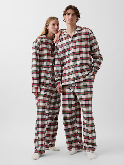 Çok Renkli Softest Flannel Gömlek Pijama Üstü