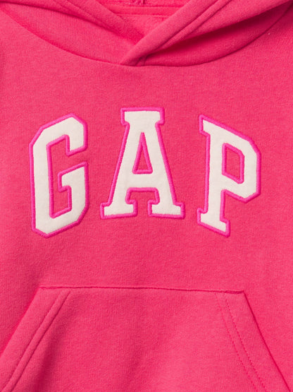 Pembe Gap Logo Kapüşonlu Sweatshirt