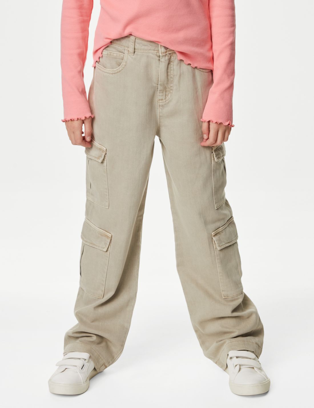 Straight Denim Kargo Jean (6-16 Yaş)