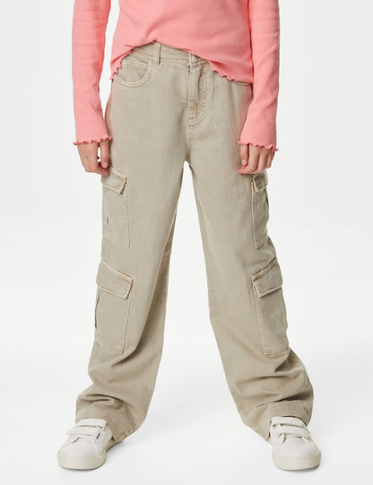 Straight Denim Kargo Jean (6-16 Yaş)