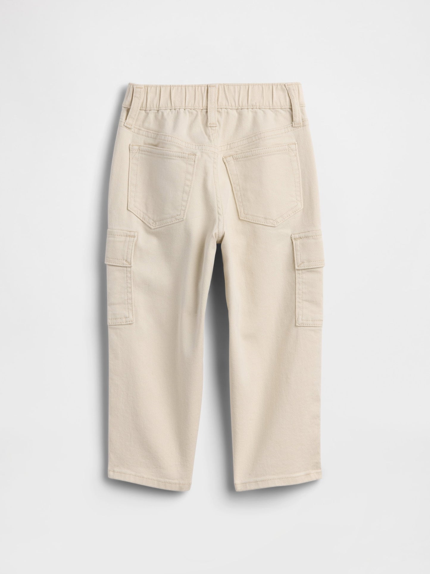Krem Baggy Kargo Jean Pantolon