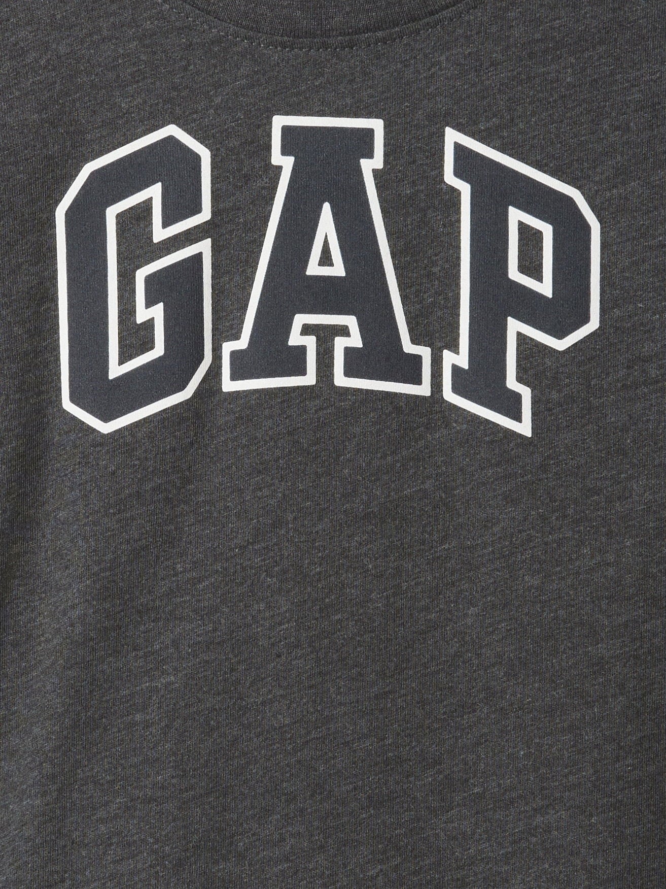 Koyu Gri Gap Logo T-shirt