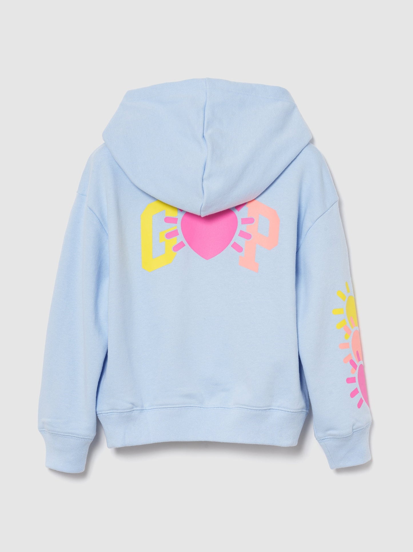 Açık Mavi Relaxed Gap Logo Fransız Havlu Kumaş Sweatshirt