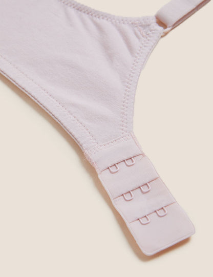 3'lü Pamuklu T-shirt Sütyeni Seti