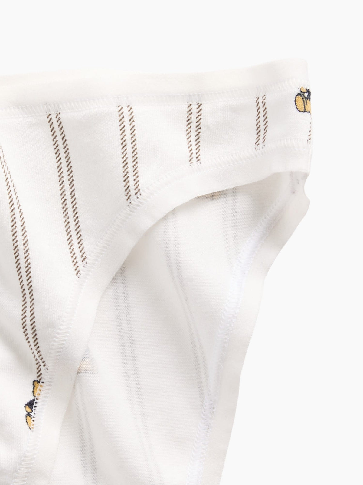 Kırık Beyaz Softmade Organik Stretch Pamuk Bikini Külot
