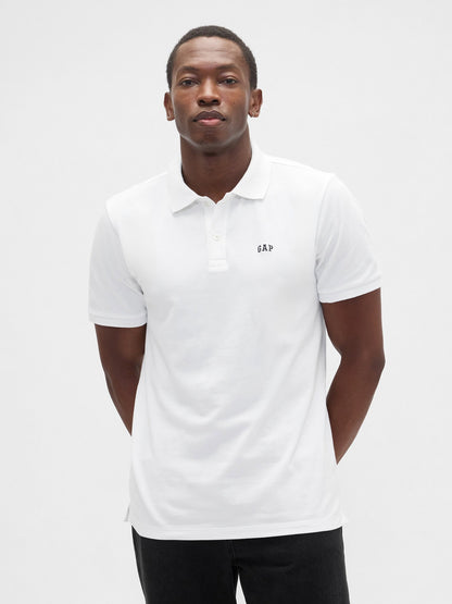 Siyah Stretch Pique Polo T-shirt (3’lü)