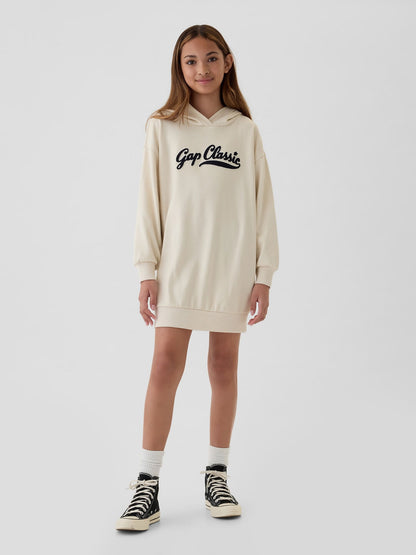 Bej Vintage Soft Gap Logo Sweatshirt Elbise