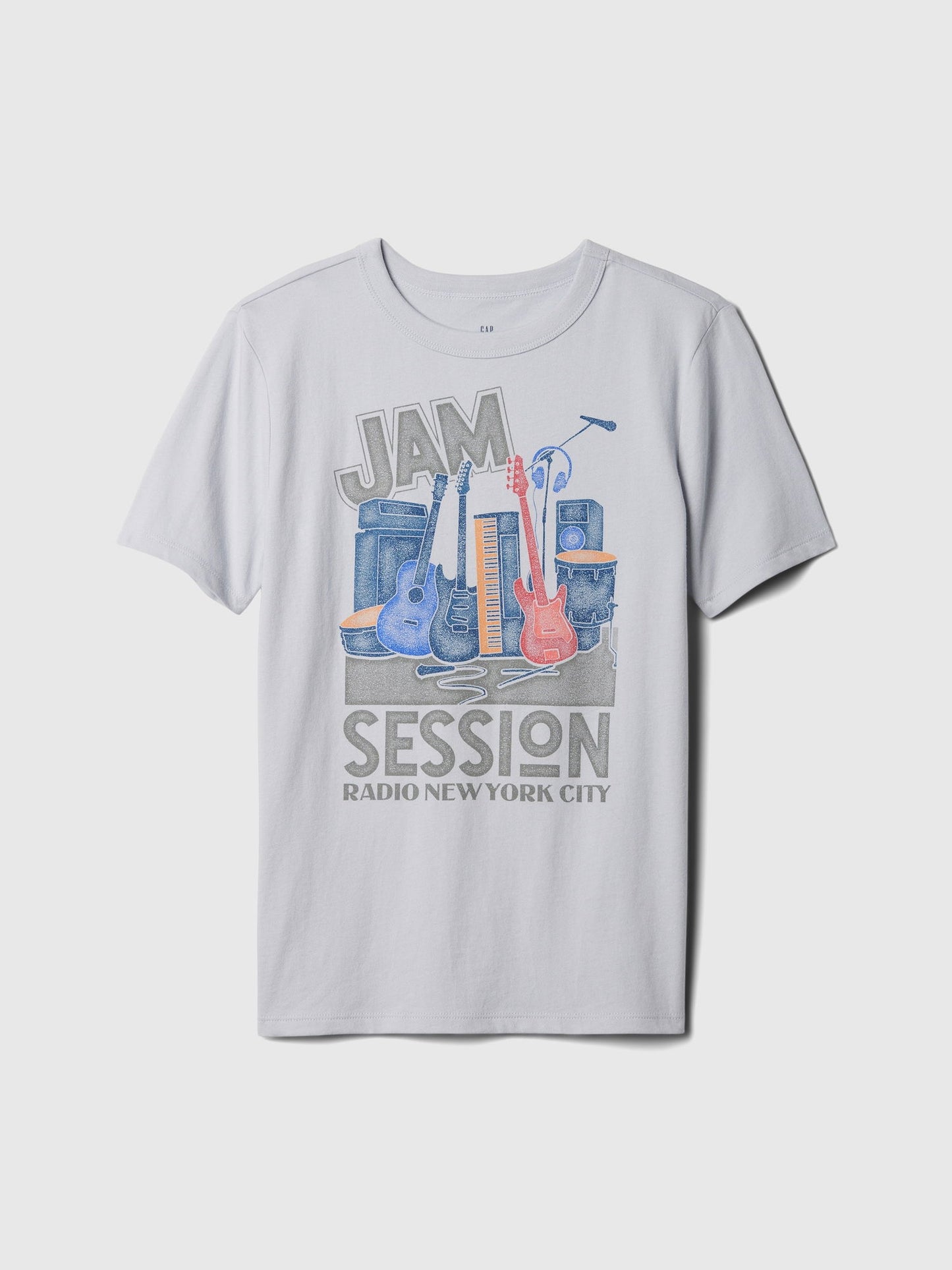 Gri Grafikli T-shirt