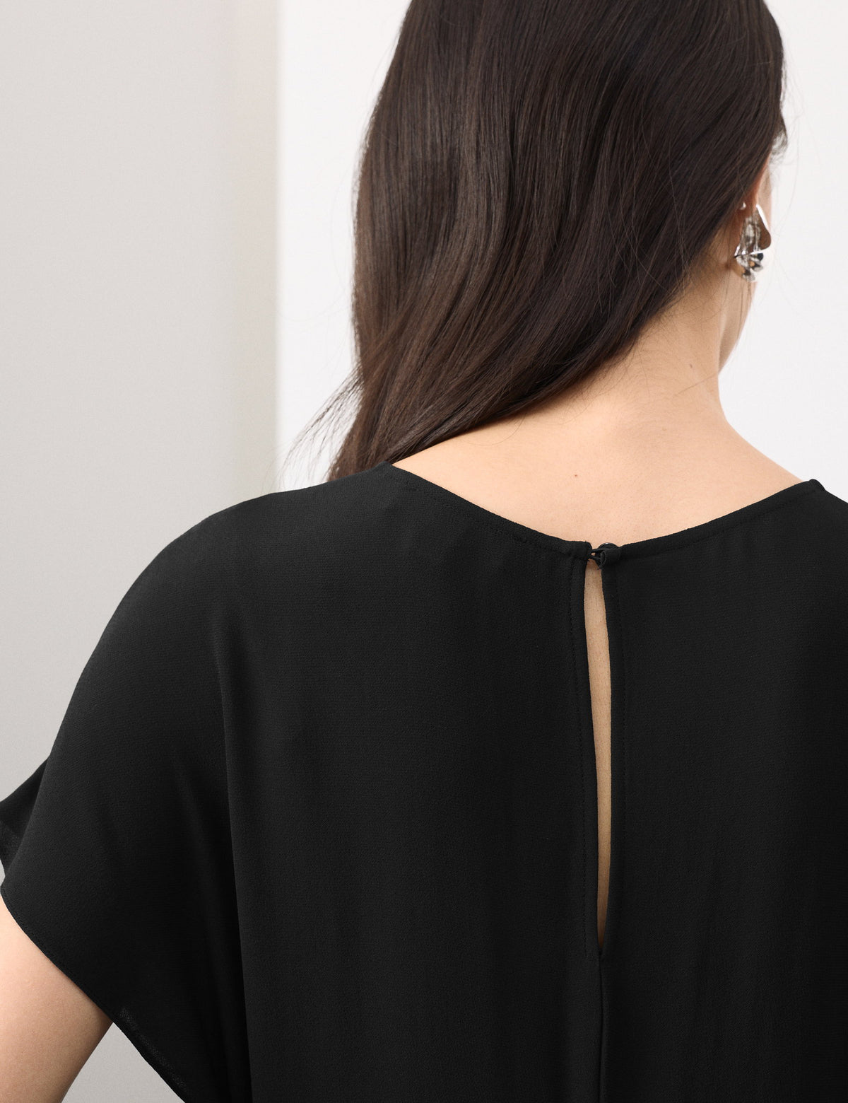 Lace Detail Midaxi Elbise