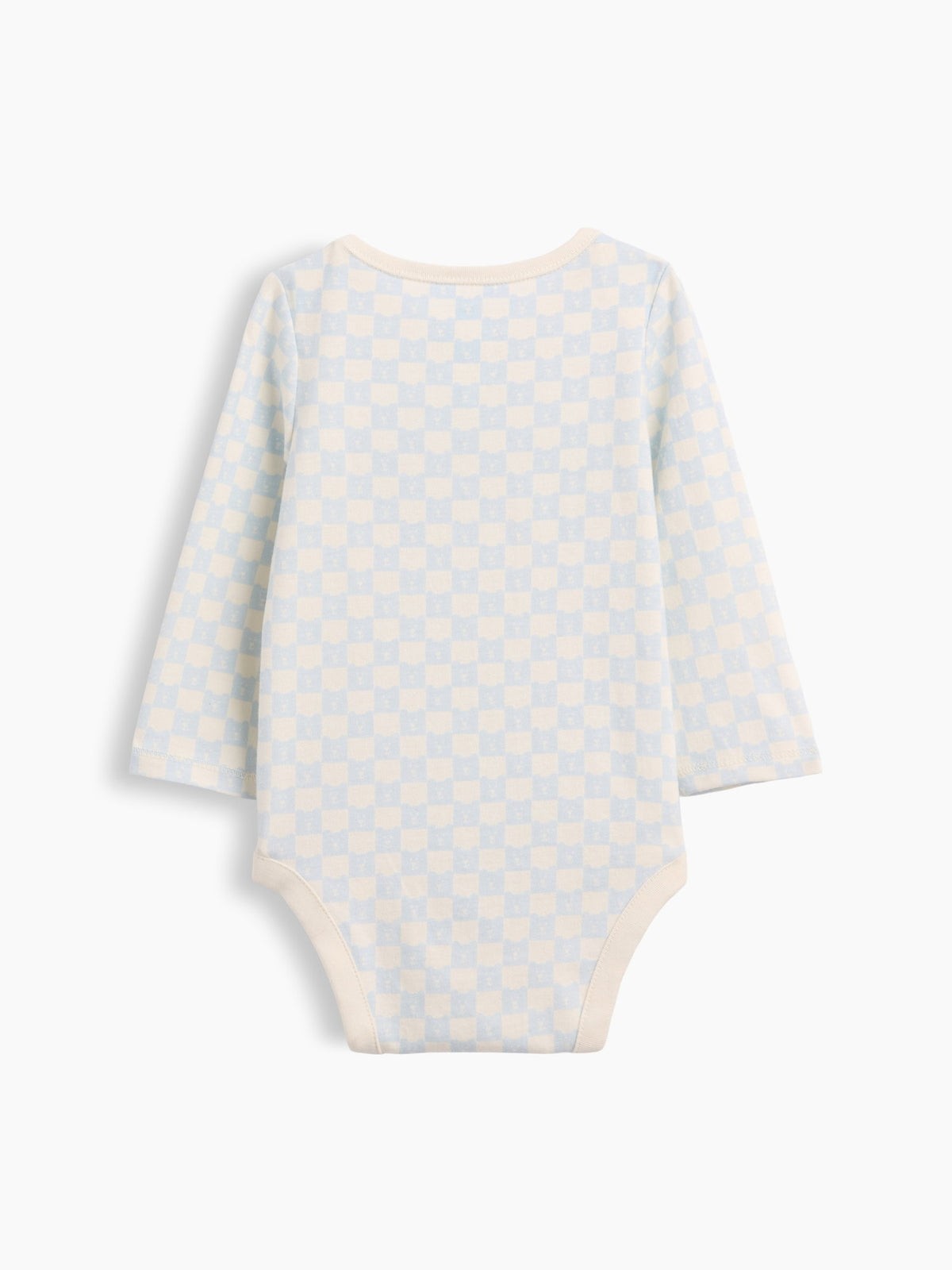Açık Mavi Organik Pamuk Gap Logo Bodysuit