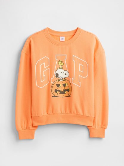 Turuncu Disney Minnie Mouse Oversized Logo Sweatshirt