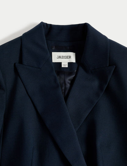 Jaeger Yün Karışımlı Rahat Longline Ceket