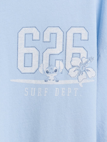 Açık Mavi Disney Oversized Tunik T-shirt