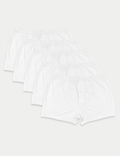 Saf Pamuklu 5'li Cool & Fresh™ Boxer Seti