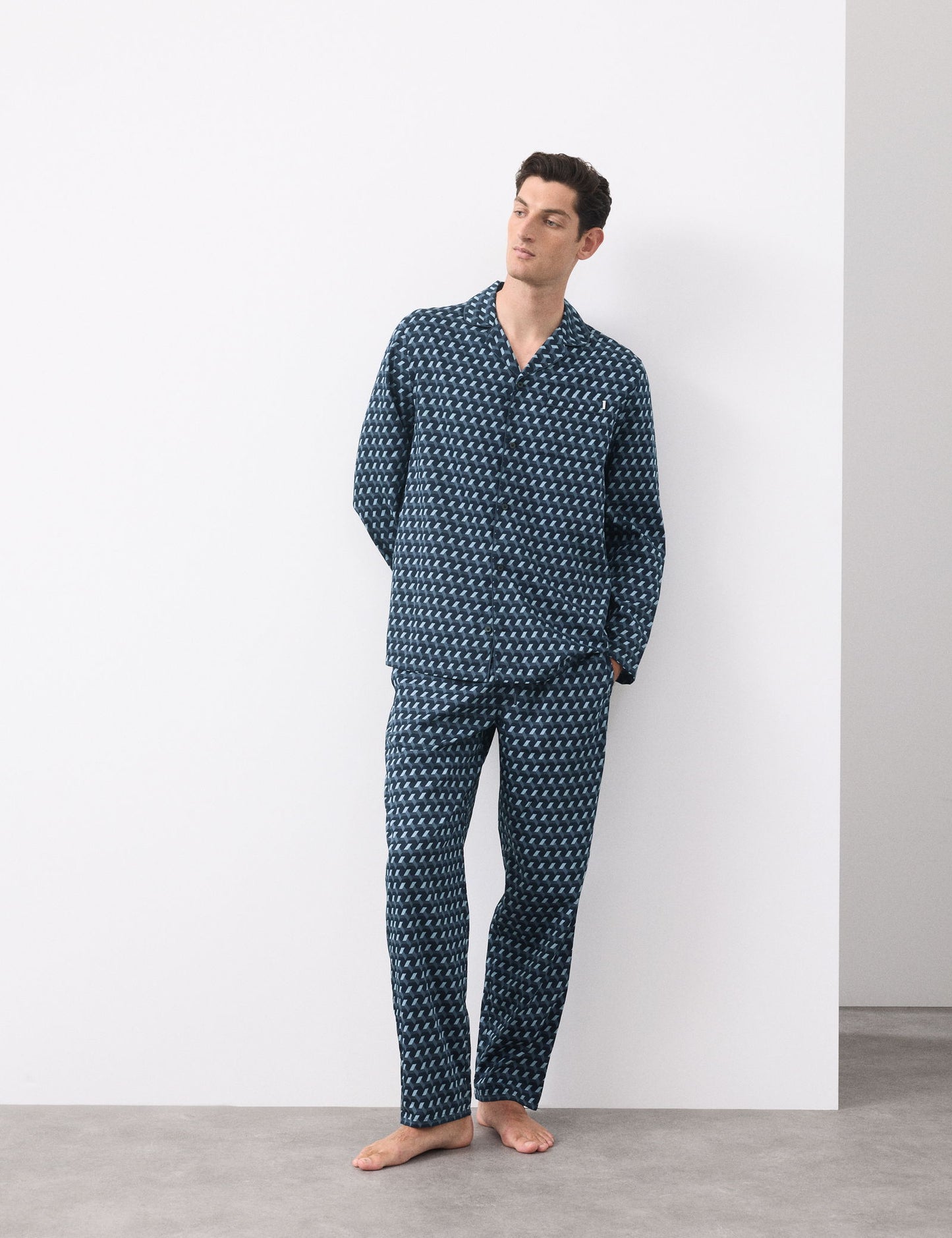 Pamuk Karışımlı Pijama Üstü