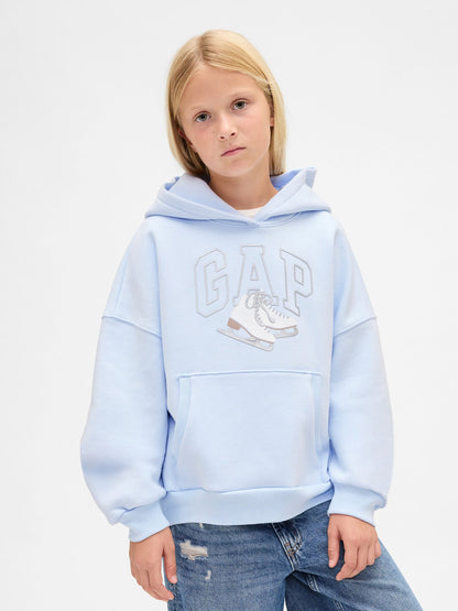 Açık Mavi Vintagesoft Arch Logo Sweatshirt