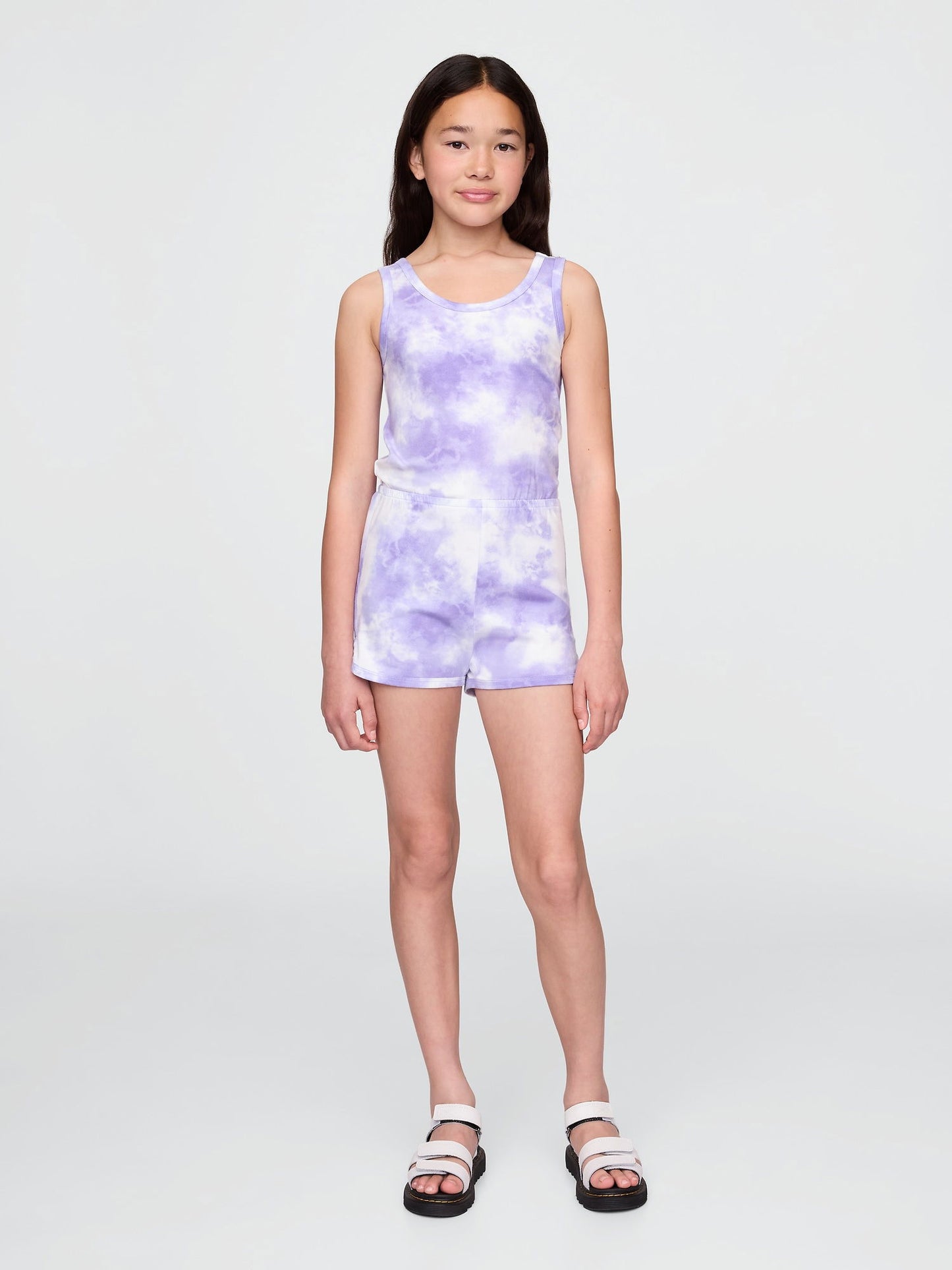 Lila Askılı Cutout Tulum