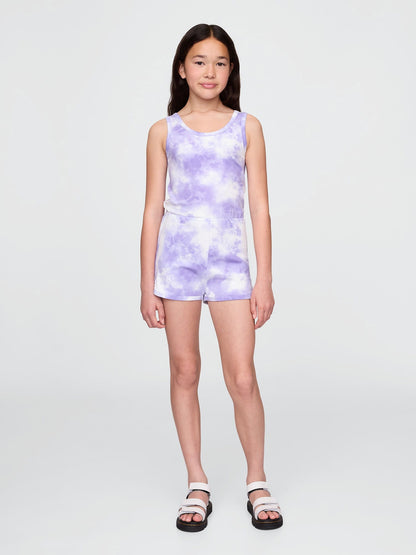 Lila Askılı Cutout Tulum