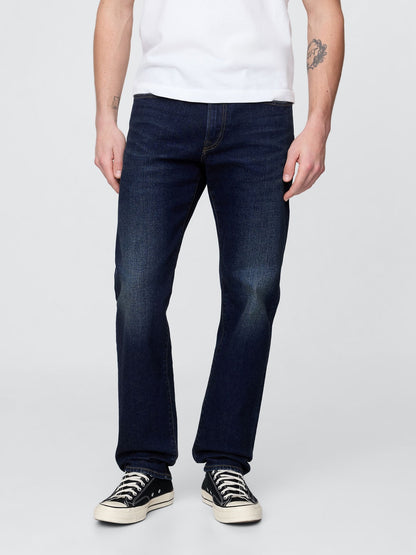 Koyu Mavi Gapflex Straight Jean Pantolon