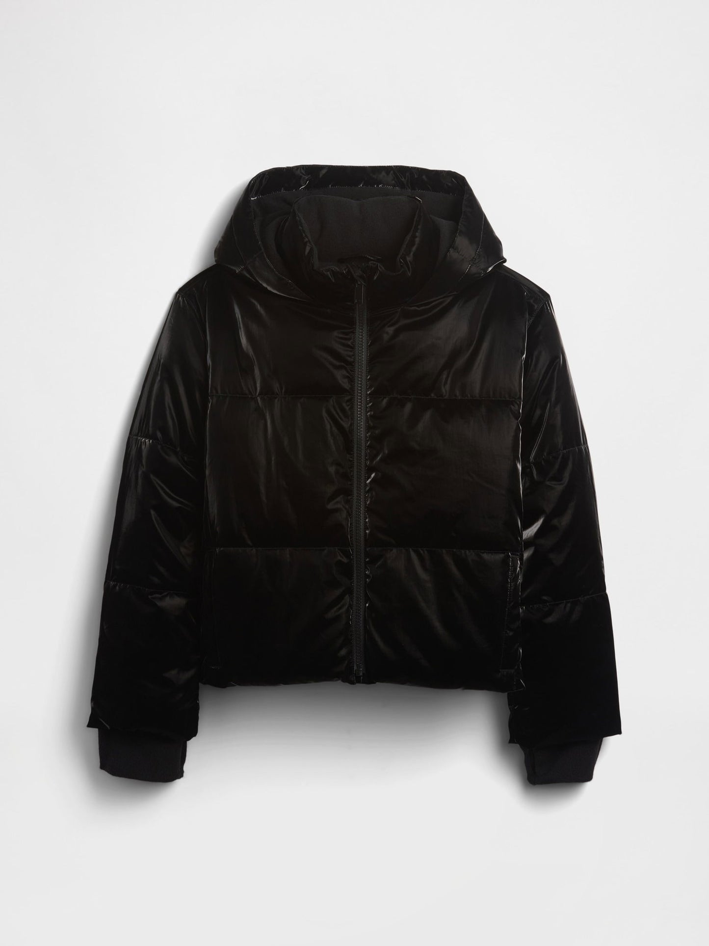 Siyah Coldcontrol Max Shine Şişme Puffer Mont