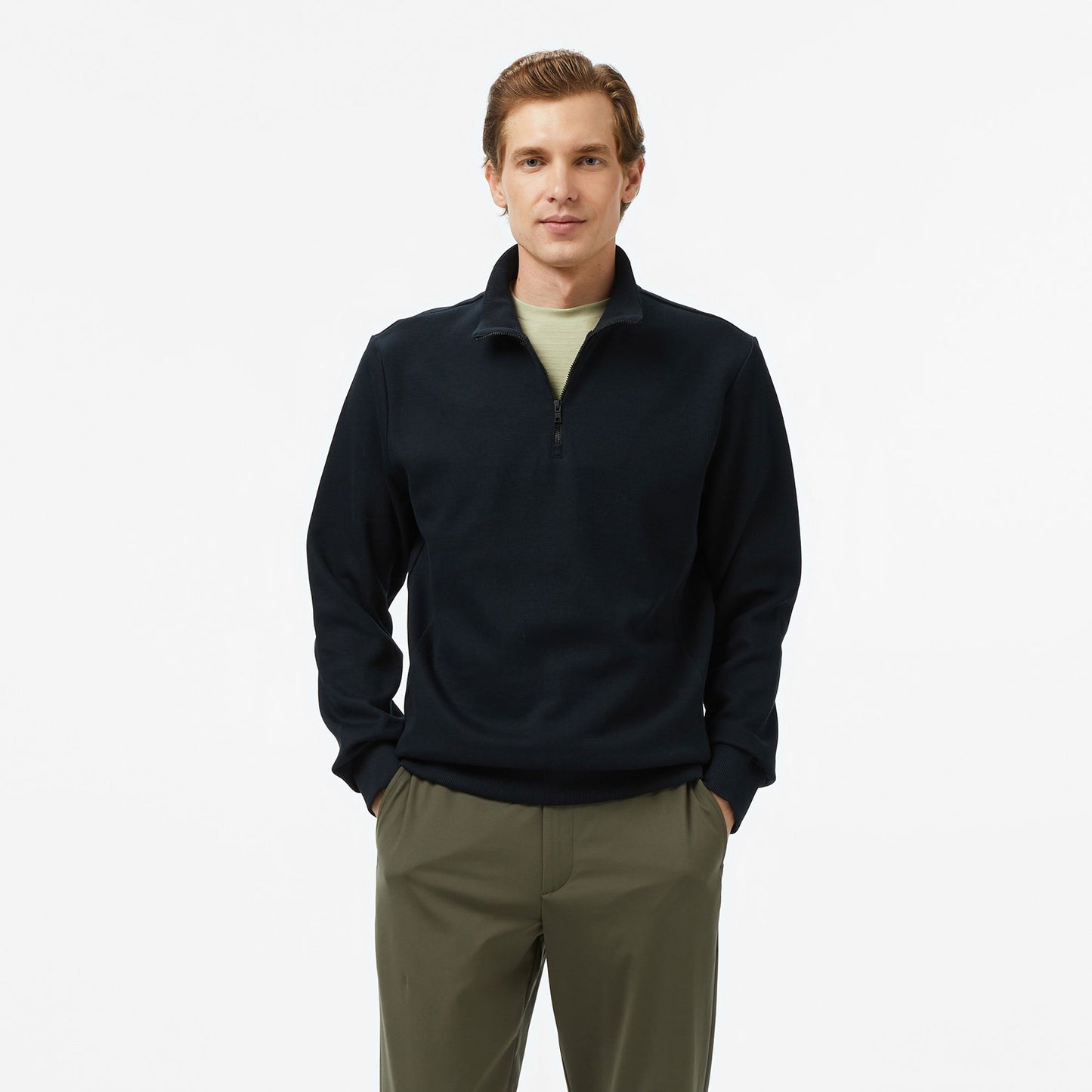 Nautica Erkek Siyah Classic Fit Sweatshirt