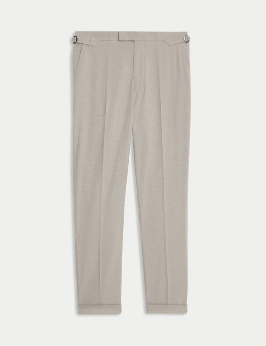 Yumuşak Dokulu Twill Kumaş Pantolon