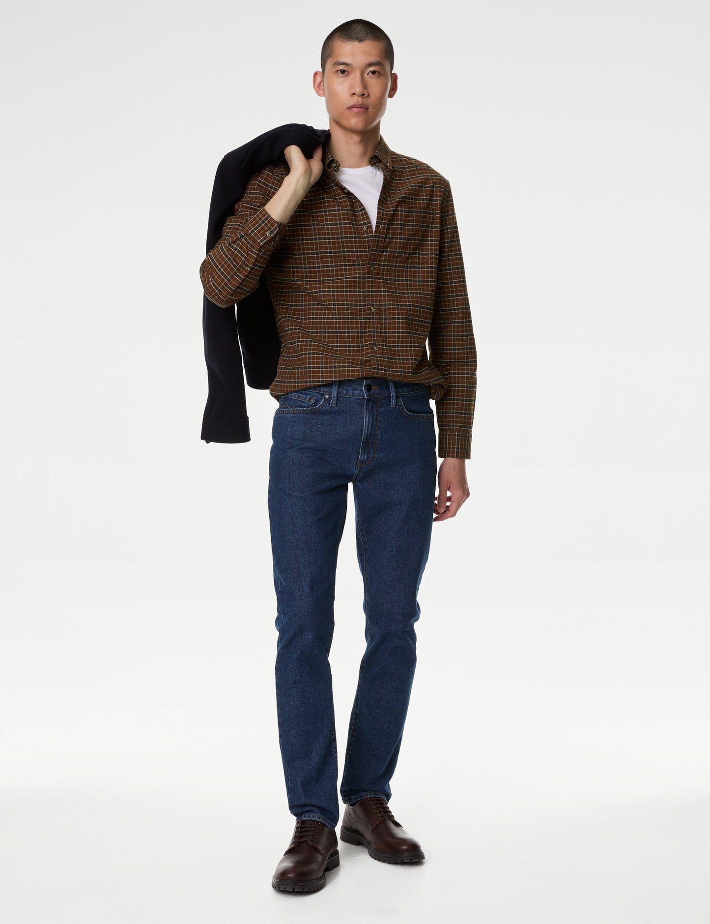 Saf Pamuklu Regular Fit Oxford Gömlek