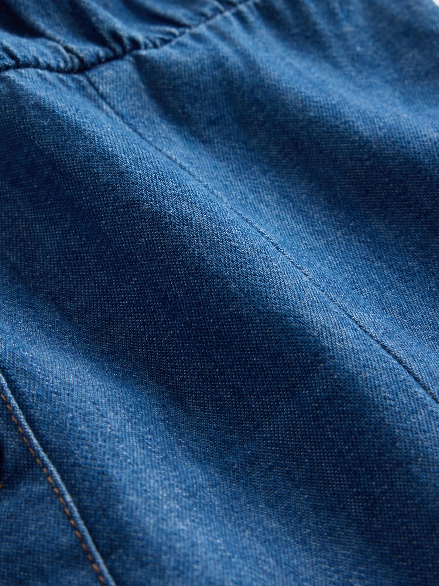 Mavi Denim Drop-waist Elbise