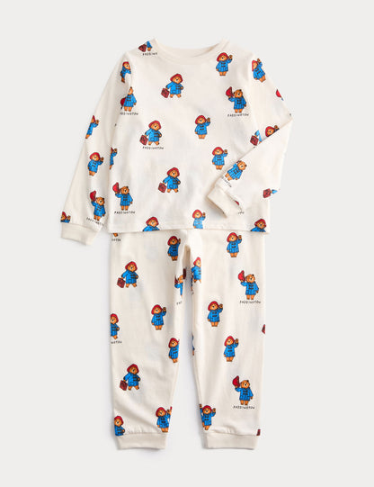 Saf Pamuklu Paddington Pijama Takımı (1-8 Yaş)