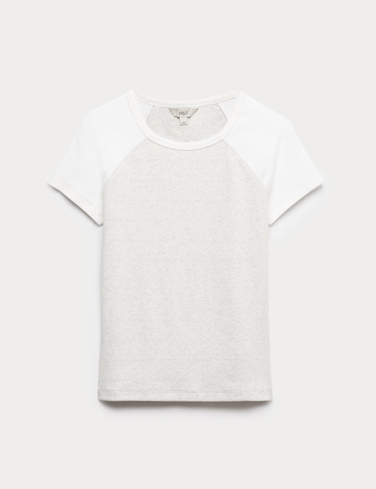 Kısa Kollu Pamuklu T-shirt