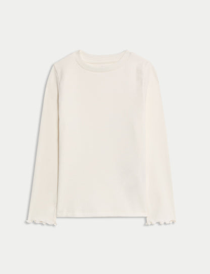 Pamuklu Uzun Kollu T-shirt