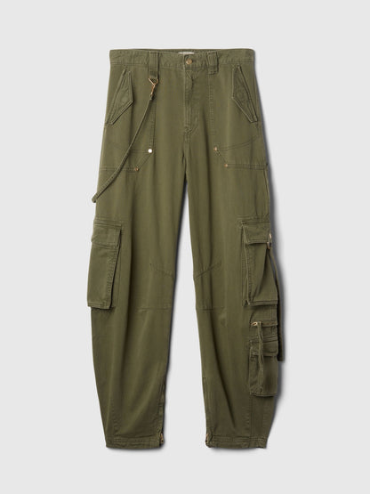Haki Gap × Cult Gaia Kargo Barrel Pantolon