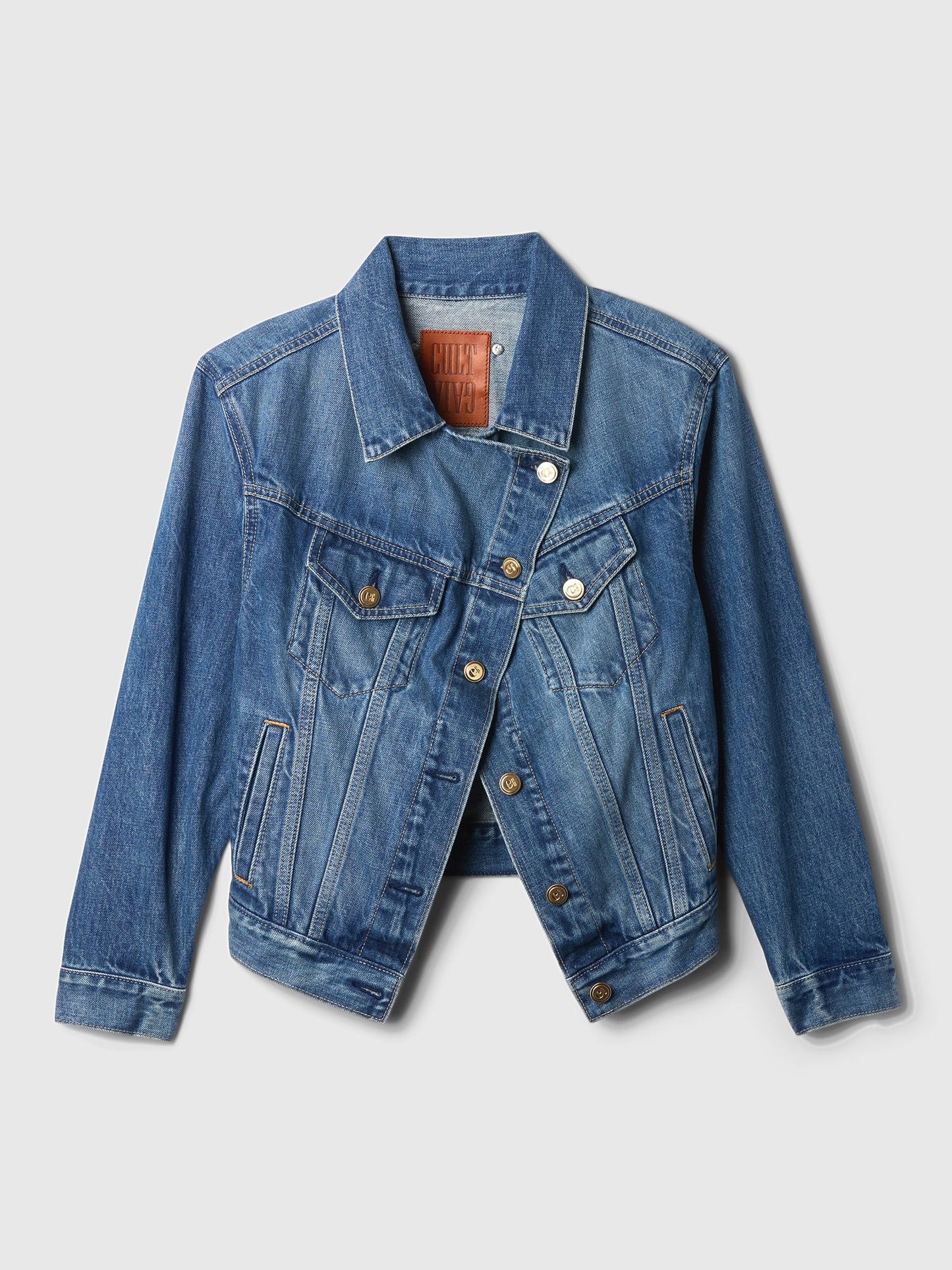 Mavi Gap × Cult Gaia Asimetrik Kot Ceket