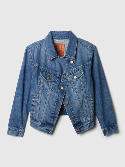 Mavi Gap × Cult Gaia Asimetrik Kot Ceket