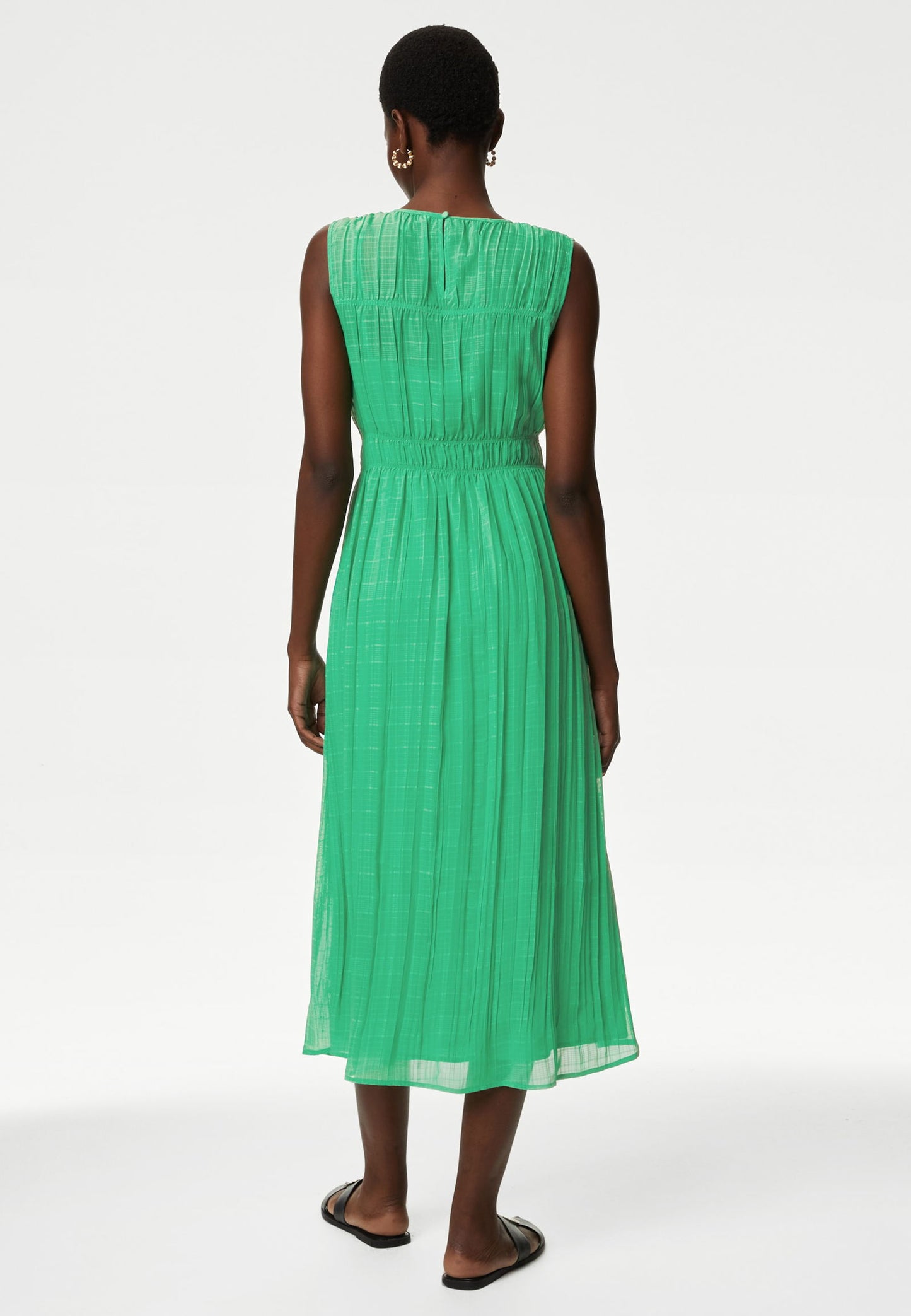 Regular Fit Midi Elbise