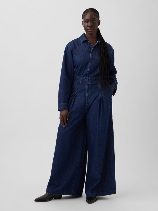 Koyu Mavi Gap × Hfr Denim Tulum By Latouché