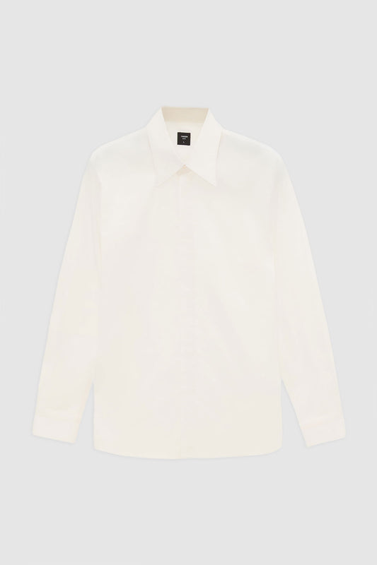 Tween Slim Fit Beyaz Düz Gömlek