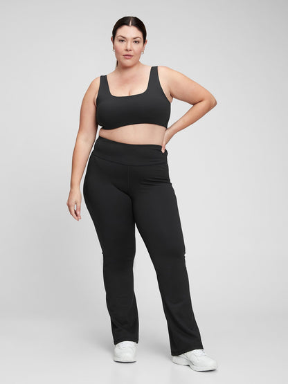 Siyah Gapfit Sky High Rise Flare Legging Tayt