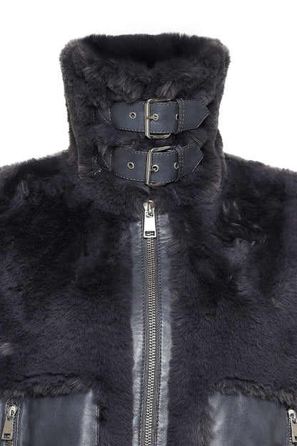 Kitzbuhel Kadın Gri Teddy Mont