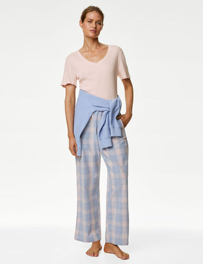 Fitil Detaylı Kısa Kollu Pijama Üstü