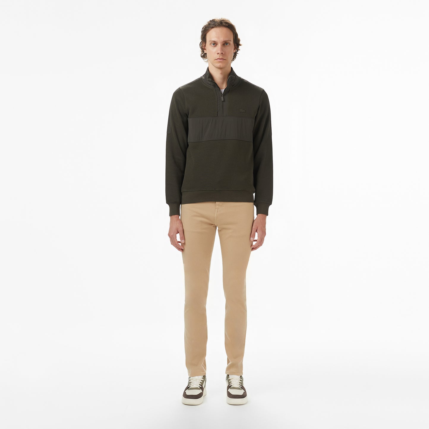 Lacoste Erkek Slim Fit Bej Jean Pantolon