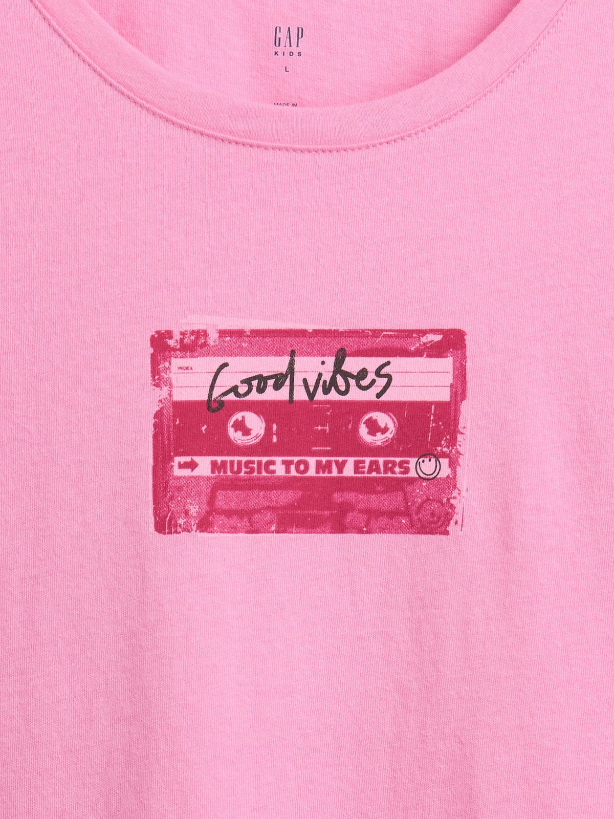 Koyu Mavi Grafik Baskılı T-shirt