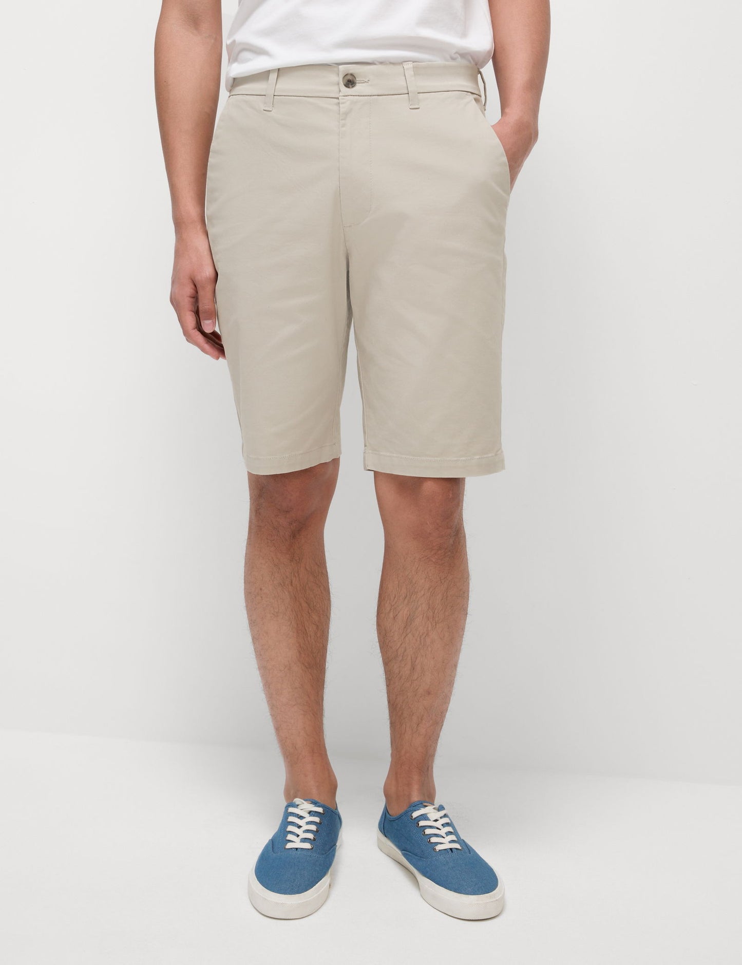 Regular Fit Streç Chino Şort
