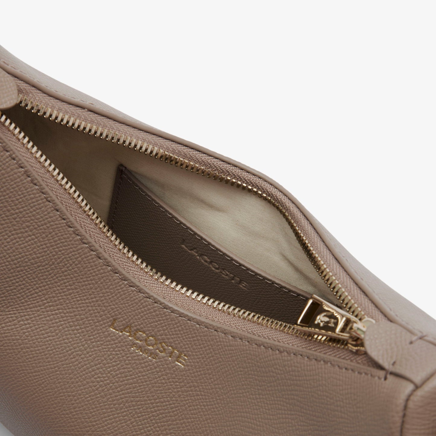Lacoste Kadın Deri Bej Omuz Çantası