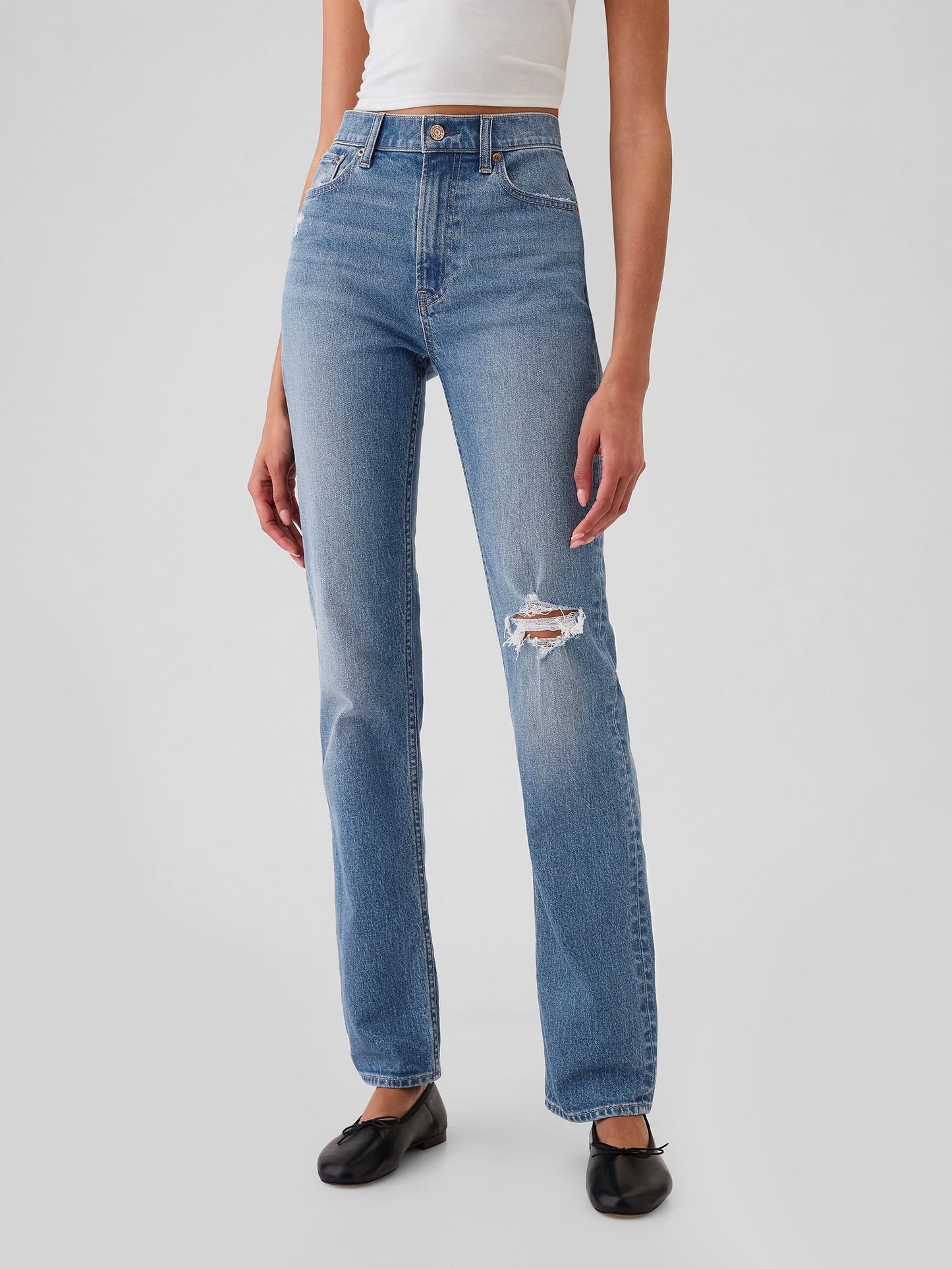 Mavi High Rise '90s Straight Jean Pantolon