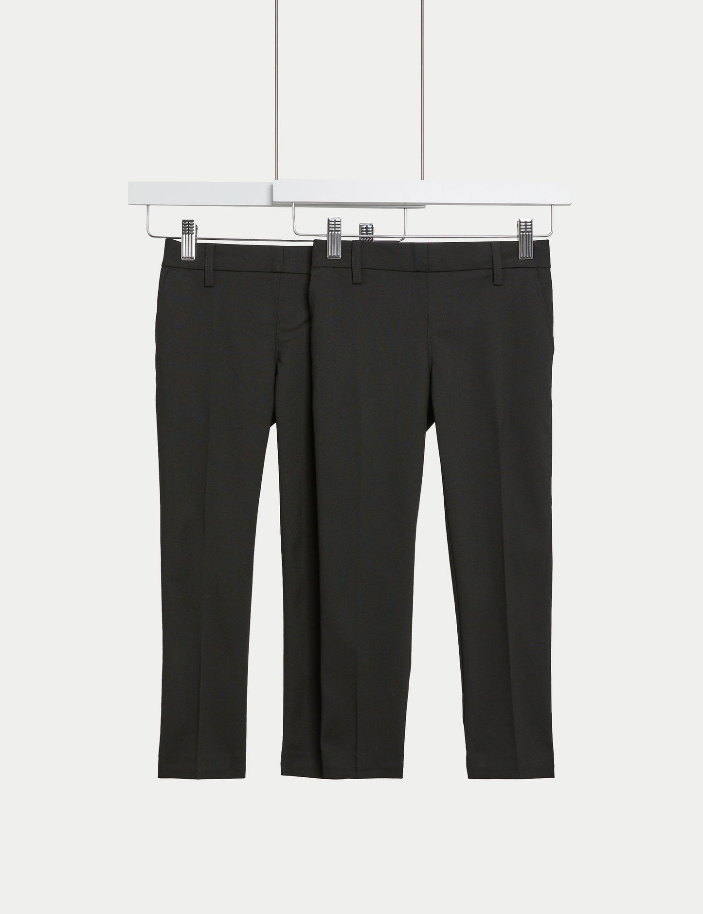 2'li Erkek Çocuk Slim Fit Esnek Okul Pantolonu (2-18 Yaş)