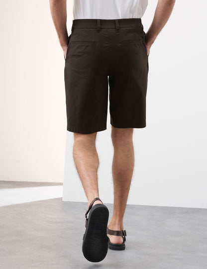 Pamuk Karışımlı Regular Fit Lightweight Chino Şort