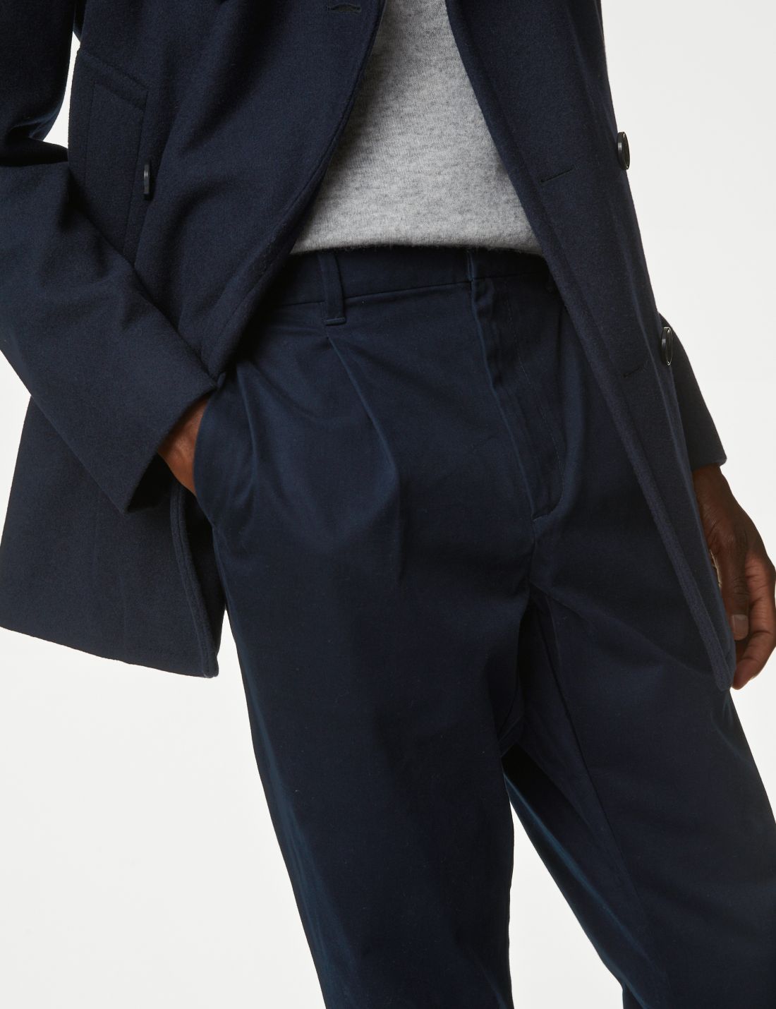 Tapered Fit Chino Pantolon