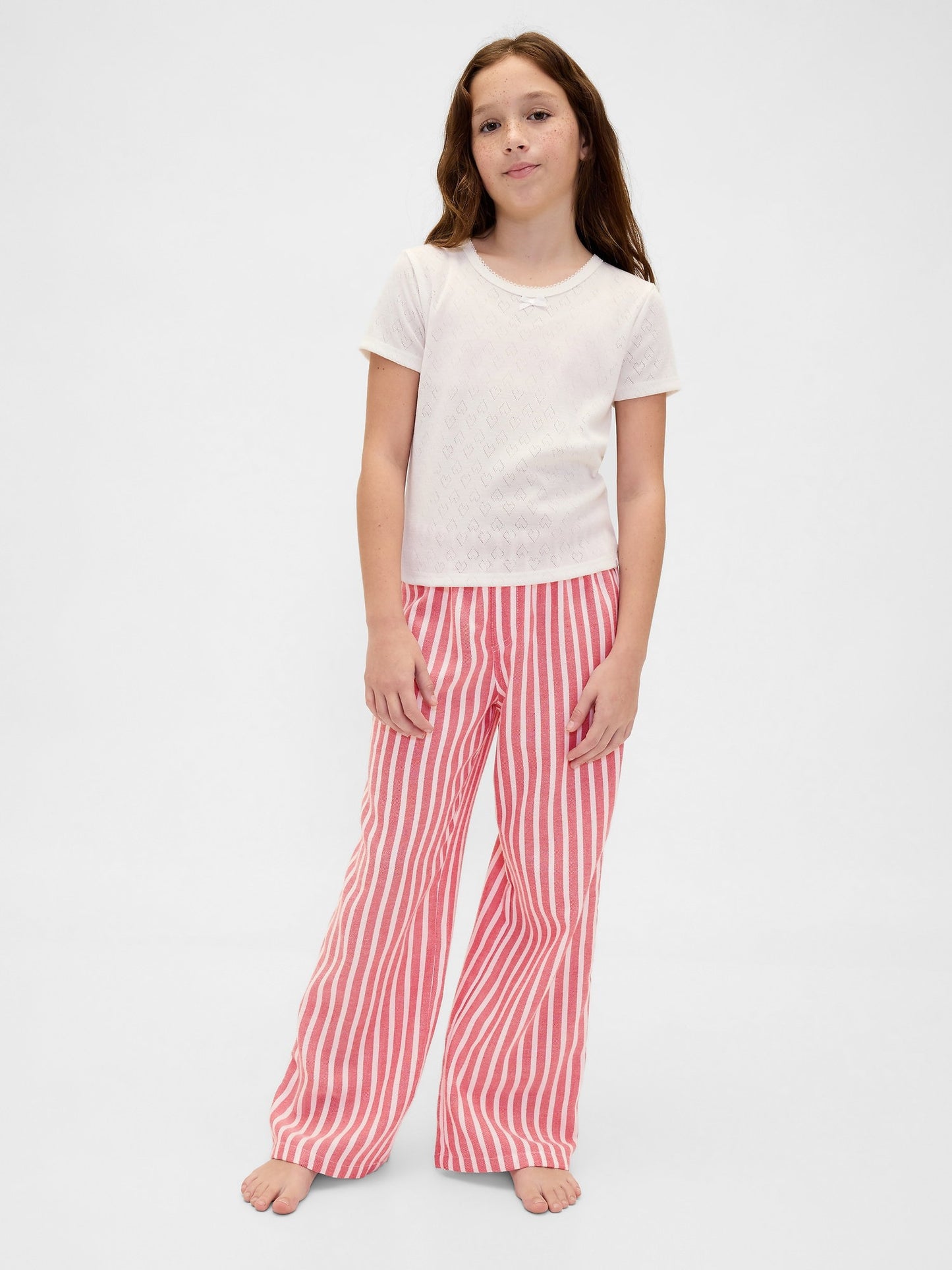 Kırmızı Recycled Flannel Pijama Altı