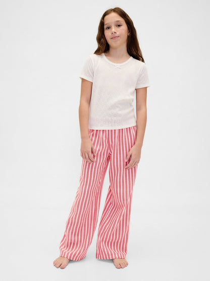 Kırmızı Recycled Flannel Pijama Altı